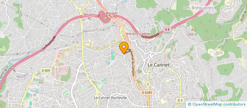 localisation de l'entreprise MLPRIMEURS à LE CANNET