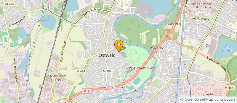 localisation de l'entreprise MLR  OSTWALD