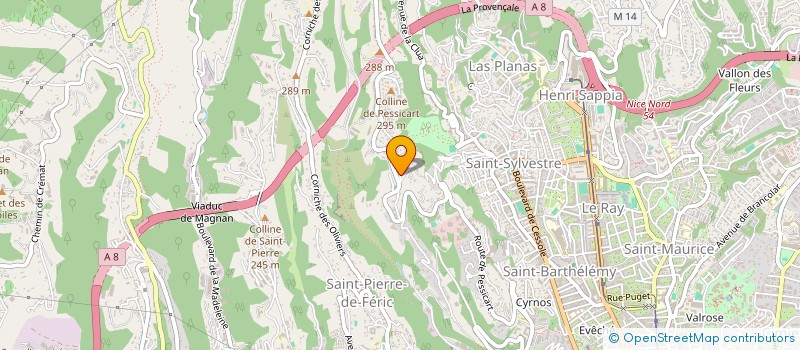 localisation de l'entreprise MLR  NICE