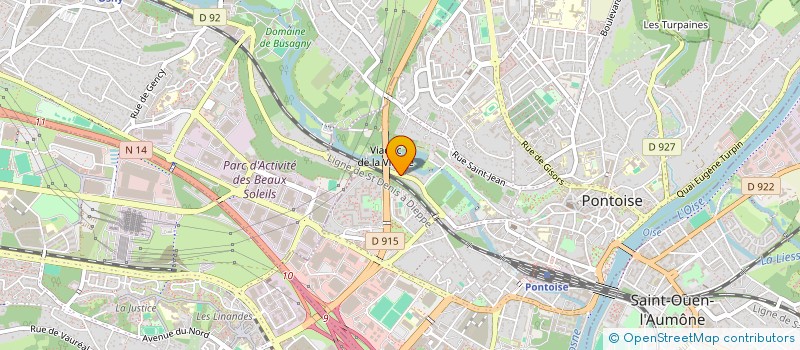 localisation de l'entreprise MLR  PONTOISE