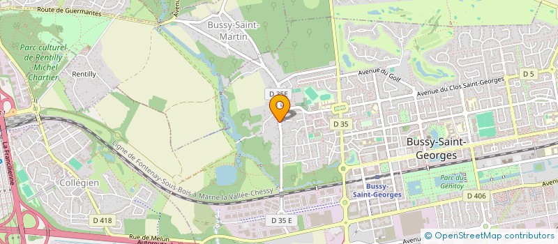 localisation de l'entreprise MLR CONSEIL  BUSSY-SAINT-GEORGES