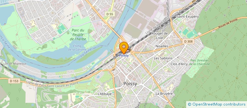 localisation de l'entreprise MLR FINANCE à POISSY