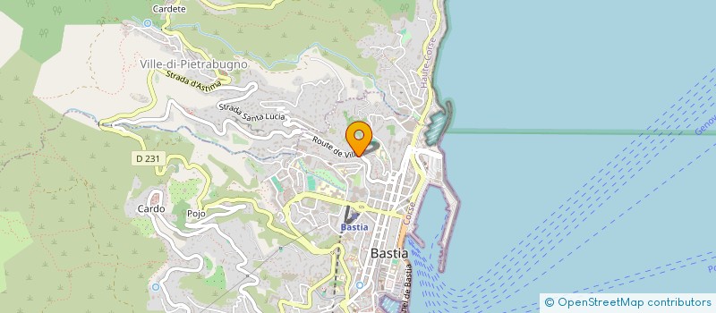 localisation de l'entreprise MLR INGENIERIE à BASTIA