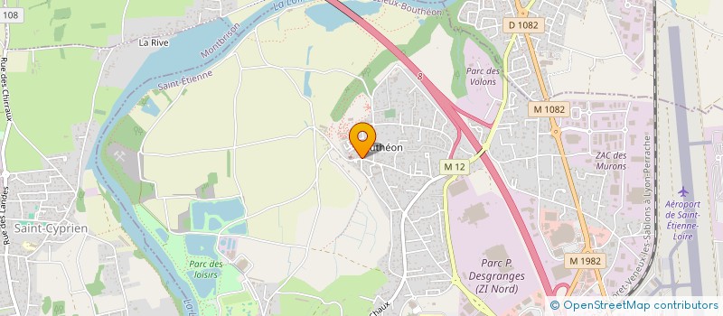 localisation de l'entreprise MLR INVEST à ANDREZIEUX-BOUTHEON