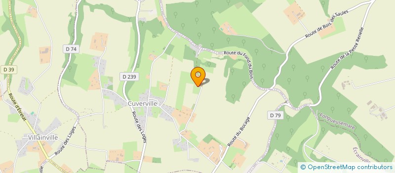 localisation de l'entreprise MLR MARECHALERIE  CUVERVILLE