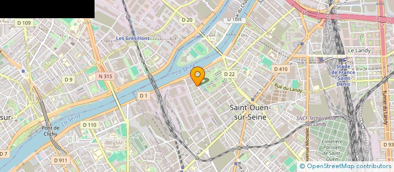 localisation de l'entreprise MLR PARTNER à SAINT-OUEN-SUR-SEINE