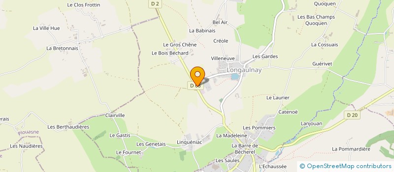 localisation de l'entreprise MLR RODRIGUES  LONGAULNAY