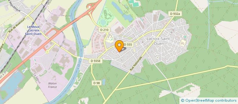 localisation de l'entreprise MLRISO  LACROIX-SAINT-OUEN