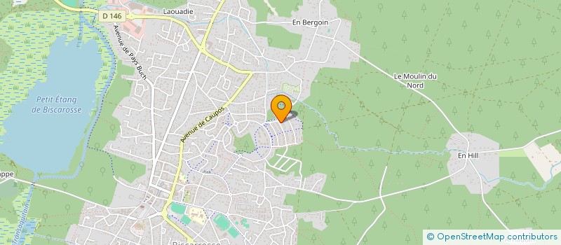 localisation de l'entreprise MLRP  BISCARROSSE