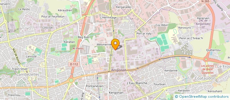 localisation de l'entreprise MLS à BREST