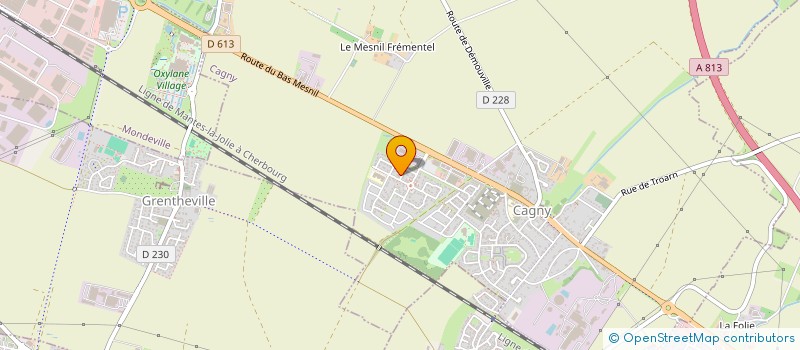 localisation de l'entreprise MLS  CAGNY