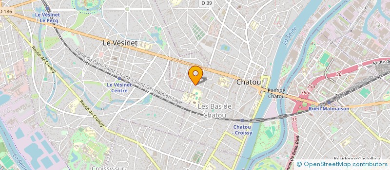 localisation de l'entreprise MLS BUSINESS CENTRES  CHATOU