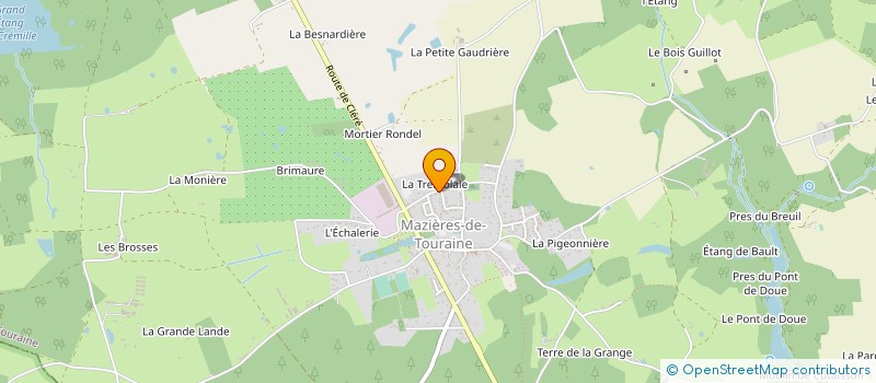 localisation de l'entreprise MLS COURTAGE à MAZIERES-DE-TOURAINE