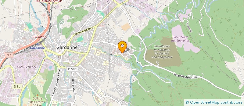 localisation de l'entreprise MLS HOLDING à GARDANNE