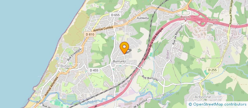 localisation de l'entreprise MLS (MOBILE LOCKERS SERVICES)  BIDART