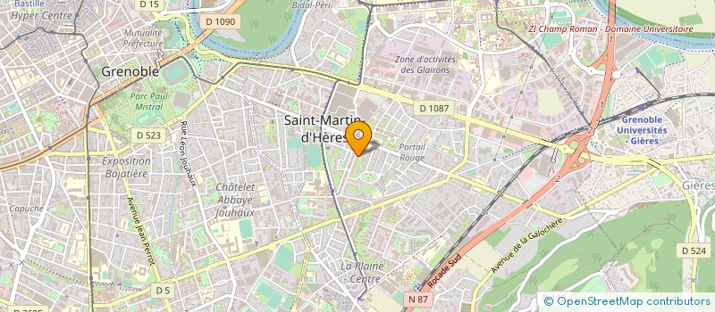 localisation de l'entreprise MLS TRANSPORT à SAINT-MARTIN-D'HERES
