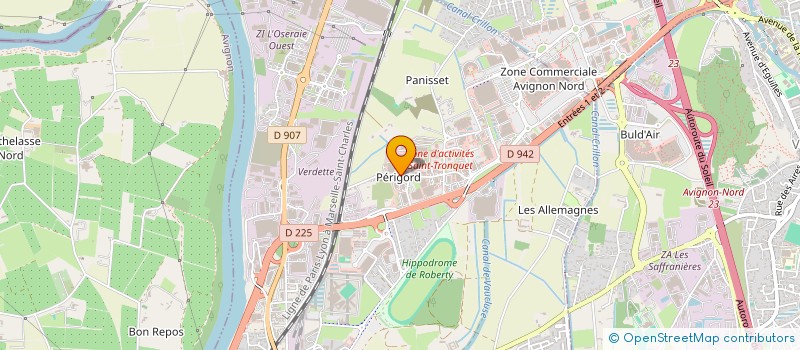 localisation de l'entreprise MLS TRANSPORTS à LE PONTET