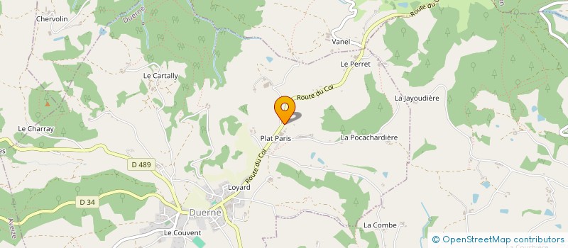 localisation de l'entreprise MLSB1  DUERNE