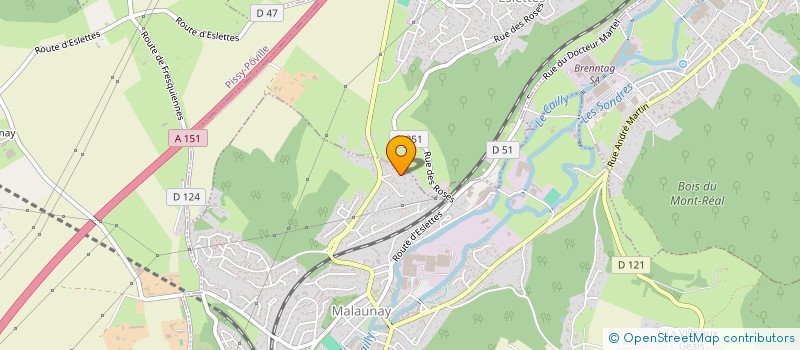 localisation de l'entreprise MLSYC CONSEIL ET FORMATION  MALAUNAY