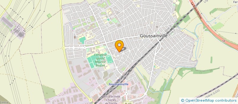 localisation de l'entreprise MLT à GOUSSAINVILLE