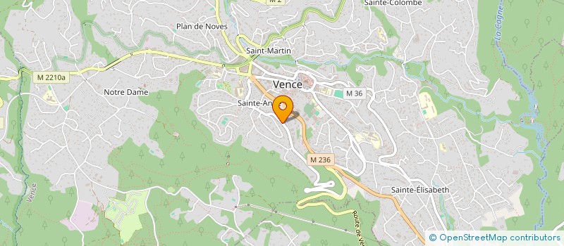 localisation de l'entreprise MLT  VENCE