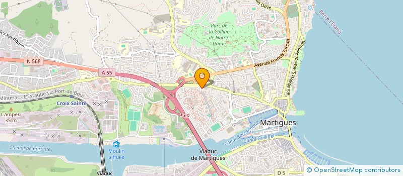 localisation de l'entreprise MLT à MARTIGUES