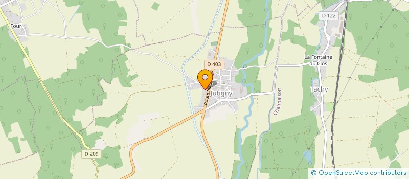 localisation de l'entreprise MLT à JUTIGNY