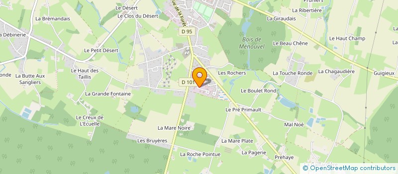 localisation de l'entreprise MLT  LA BOUEXIERE