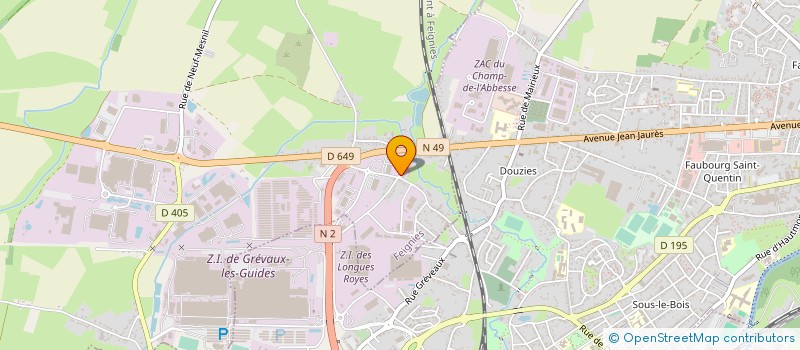 localisation de l'entreprise MLT CHAUFFAGE SANITAIRE à FEIGNIES