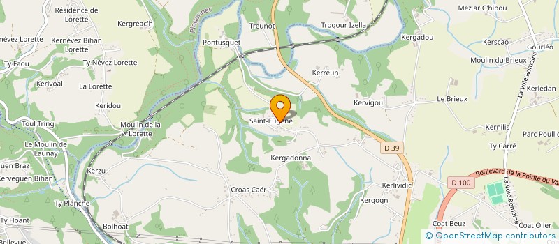 localisation de l'entreprise MLT GESTION  QUIMPER