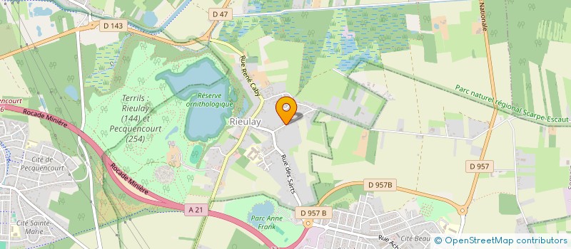 localisation de l'entreprise MLT INDUSTRIE à RIEULAY