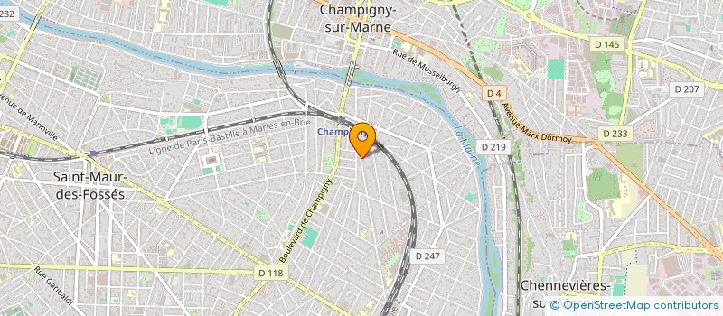 localisation de l'entreprise MLT INVEST IMMO à SAINT-MAUR-DES-FOSSES