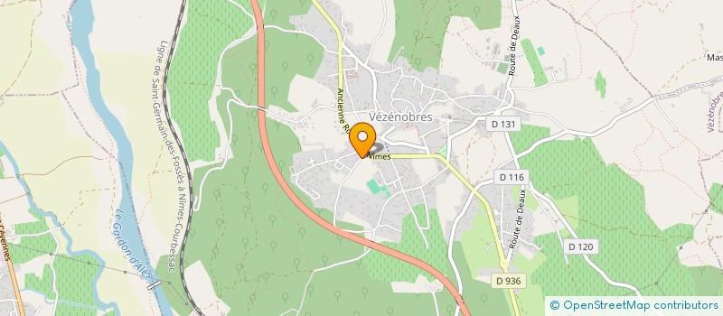 localisation de l'entreprise MLT LE SOLIER  VEZENOBRES