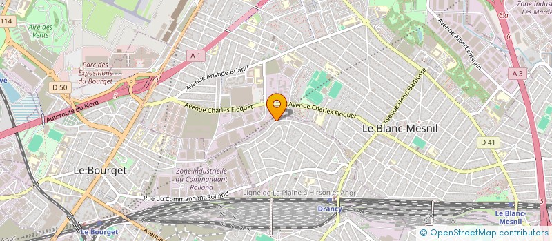 localisation de l'entreprise MLT3CONNECT à DRANCY