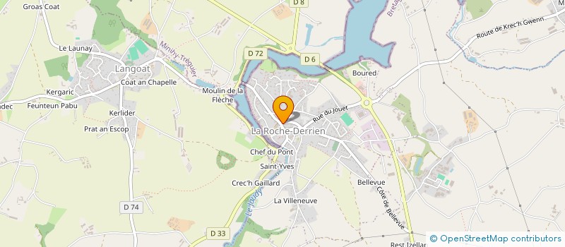 localisation de l'entreprise MLTG - MONNAIE LOCALE EN TREGOR ET GOELO - MONEIZ LEC'HEL TREGER HA GOELO  LA ROCHE-JAUDY