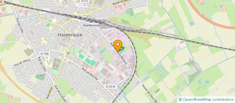 localisation de l'entreprise MLTS  HAZEBROUCK