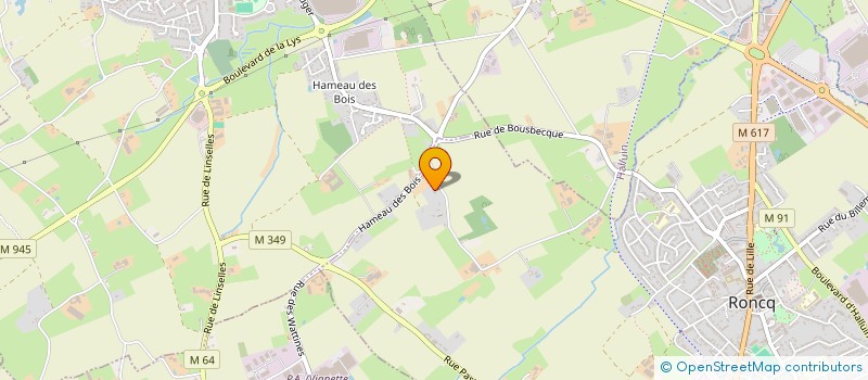 localisation de l'entreprise MLV à RONCQ