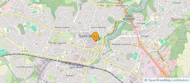 localisation de l'entreprise MLV à SAINT-BRIEUC