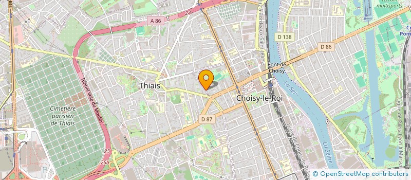 localisation de l'entreprise MLV COACHING à CHOISY-LE-ROI