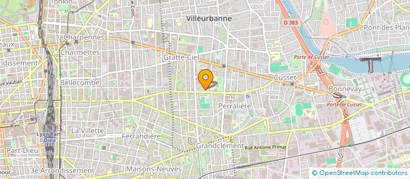 localisation de l'entreprise MLV CONSULTS à VILLEURBANNE