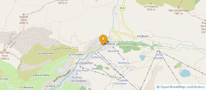 localisation de l'entreprise MLV FORMATION & CONSEIL  LE GRAND-BORNAND