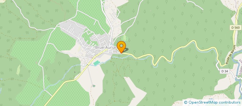 localisation de l'entreprise MLV IMMO  BRUE-AURIAC