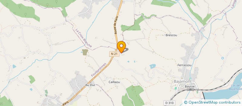 localisation de l'entreprise MLV IMMOBILIER  BAJAMONT