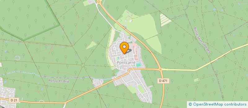 localisation de l'entreprise MLV MAINTENANCE TOITURES  BAILLY-ROMAINVILLIERS