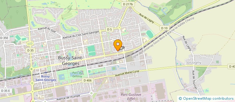 localisation de l'entreprise MLV ONE  BUSSY-SAINT-GEORGES