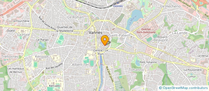 localisation de l'entreprise MLV.POISSON à VANNES