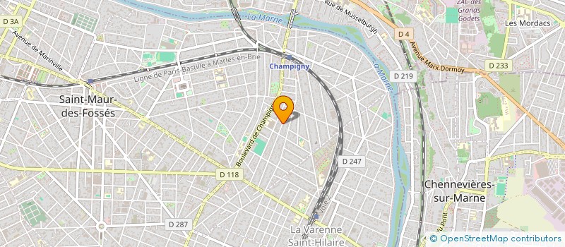 localisation de l'entreprise MLVB à SAINT-MAUR-DES-FOSSES