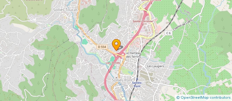 localisation de l'entreprise MLVD  SOLLIES-PONT