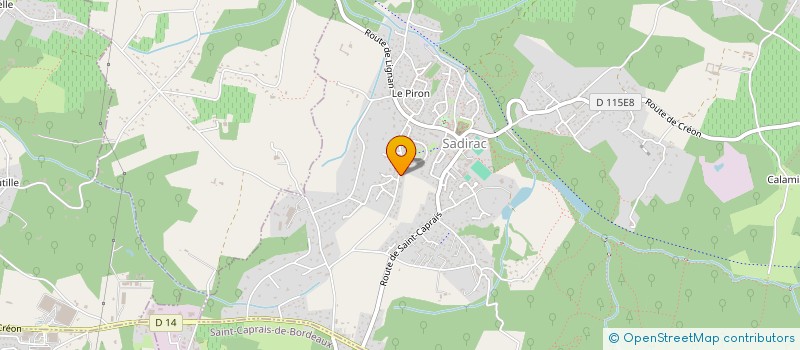 localisation de l'entreprise MLVLG  SADIRAC