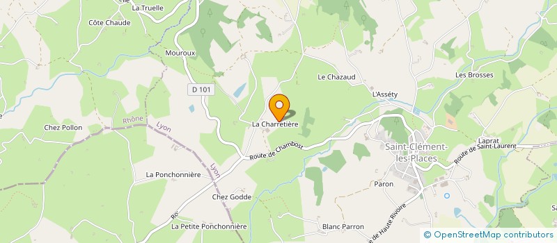 localisation de l'entreprise MLVR  SAINT-CLEMENT-LES-PLACES